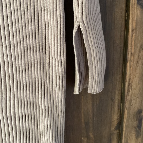 NWOT H&M Tan Bodycon Knit Dress - Picture 3 of 7